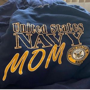 Navy mom’s sweater